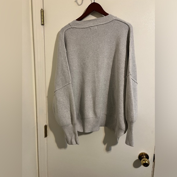 NWT ARCAA HARPER ORGANIC KNIT SWEATER - GREY MARLE | size large - Picture 10 of 15